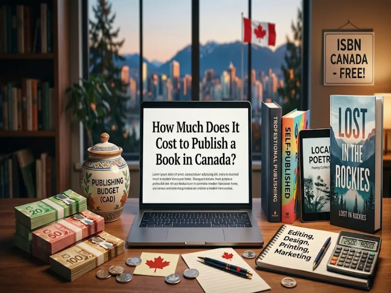 cost to publish a book in canada