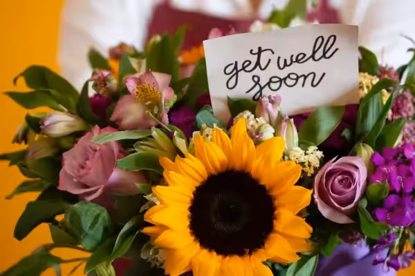 flowers help heart heal