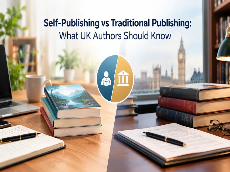 self publishing vs traditional publishing in the uk