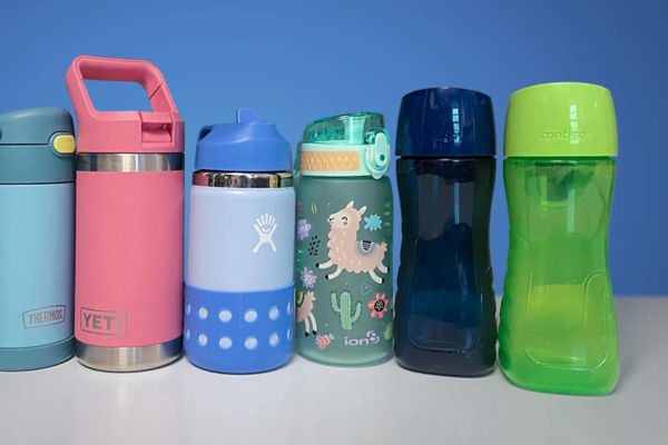 spill proof kids water bottles for school and play