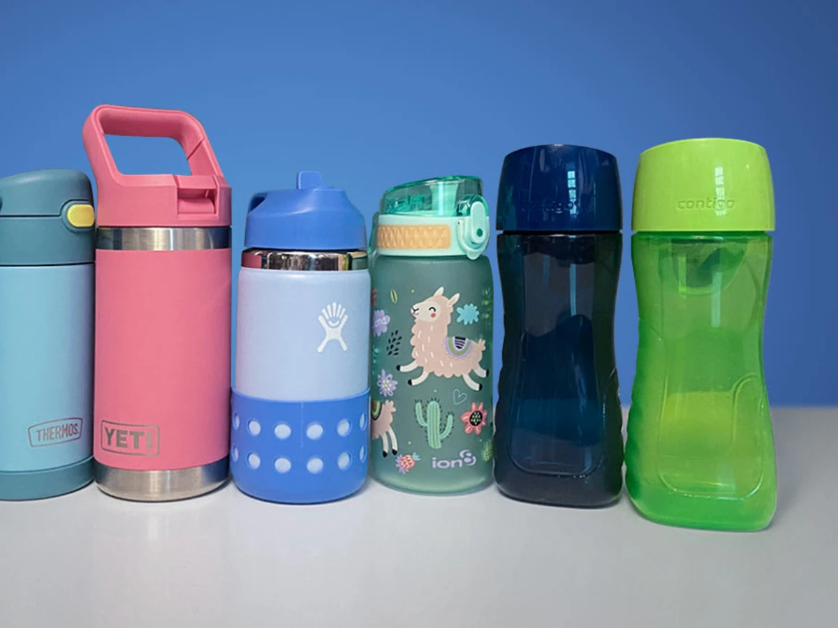 spill proof kids water bottles for school and play
