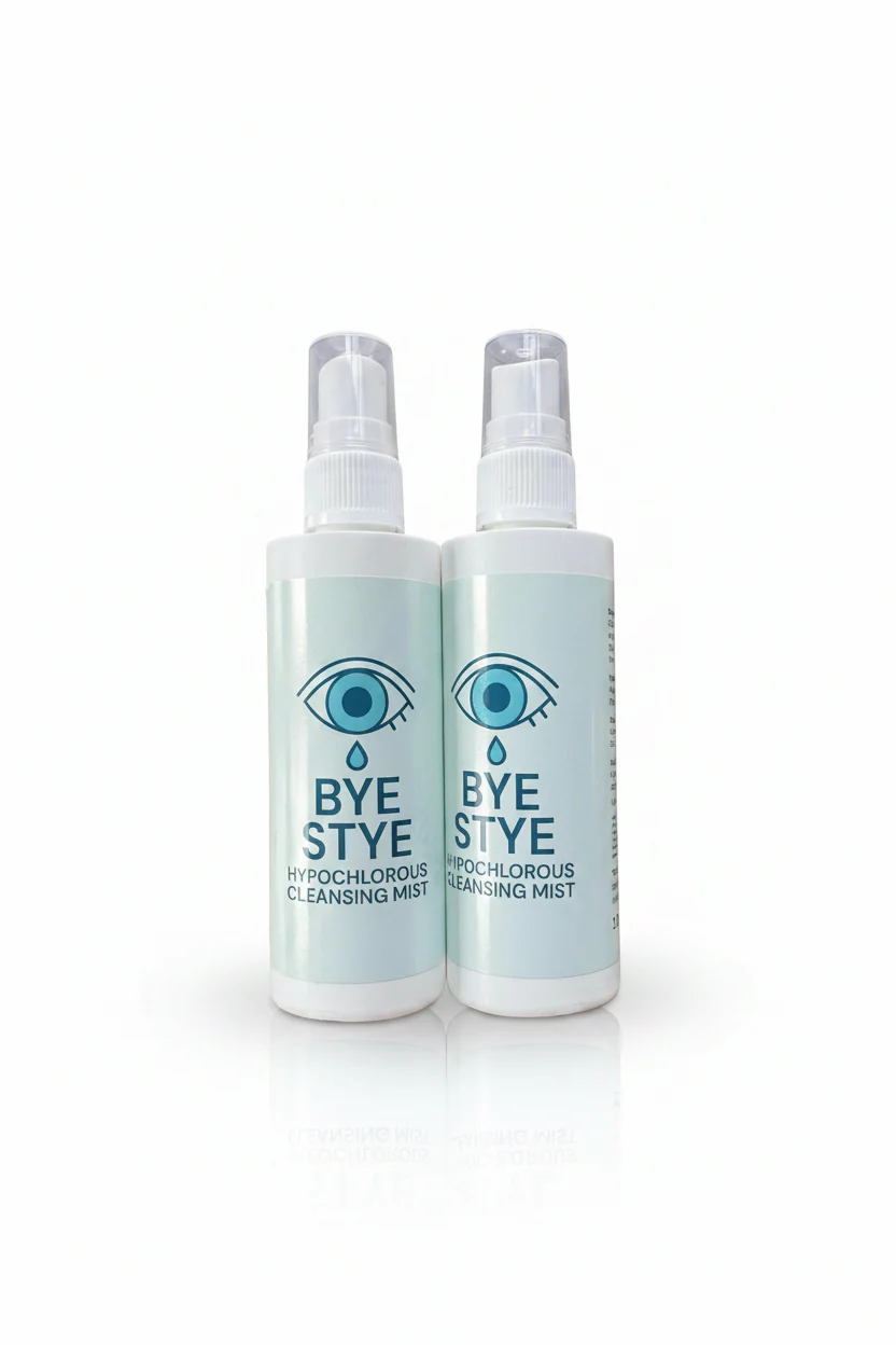 two bottles for continuous eye care