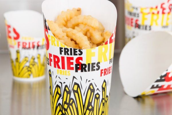 wholesale custom fry scoop cup solutions for food chains